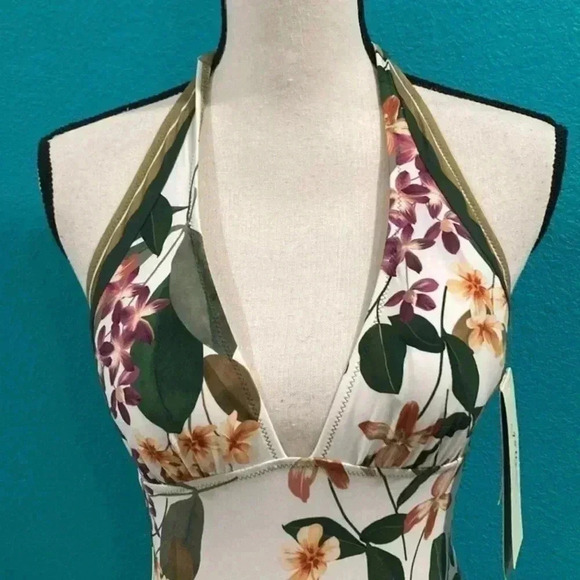 New with tags Gottex Women's Sardinia Halter One Piece Swimsuit - Picture 3 of 8